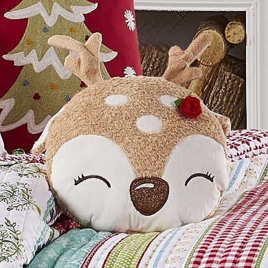 Levtex Home Comet & Cupid Deer Decorative Pillow