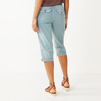 Women's Denim Capri Pants - Walmart.com