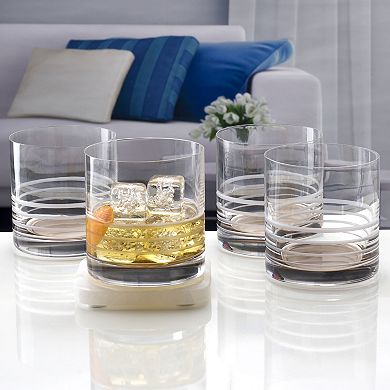 Mikasa 4-pc. Cal Gray Ombre Double Old-Fashioned Glass Set