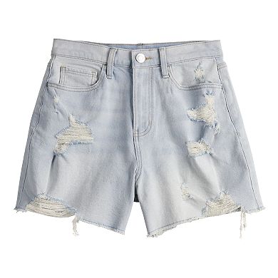 Juniors' SO® Super High Rise '90s Boyfriend Shorts