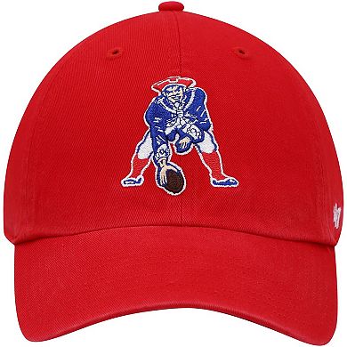 Men's '47 Red New England Patriots Clean Up Legacy Adjustable Hat