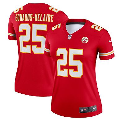 Women's Nike Clyde Edwards-Helaire Red Kansas City Chiefs Legend Jersey