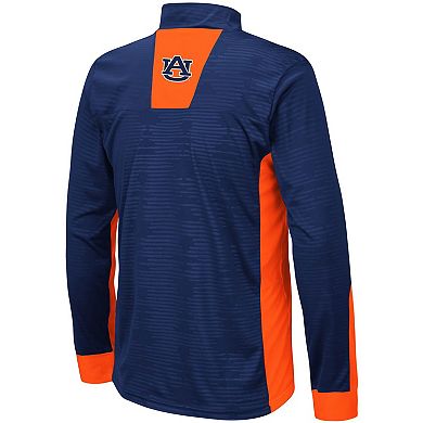 Youth Colosseum Navy Auburn Tigers Bart Quarter-Zip Jacket