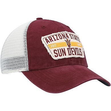 Men's '47 Maroon Arizona State Sun Devils Crawford Clean Up Trucker Snapback Hat