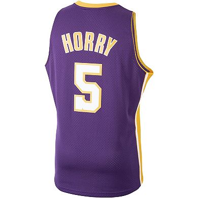 Men's Mitchell & Ness Robert Horry Purple Los Angeles Lakers 1999-2000 Hardwood Classics Swingman Player Jersey