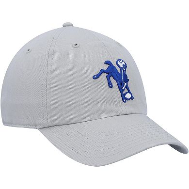 Men's '47 Gray Indianapolis Colts Clean Up Legacy Adjustable Hat