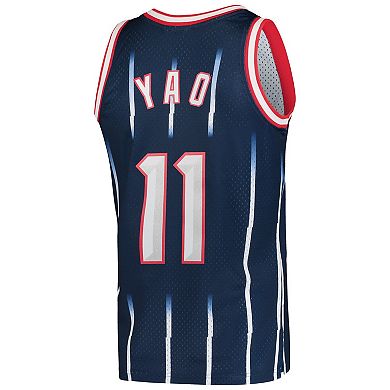 Men's Mitchell & Ness Yao Ming Navy Houston Rockets Hardwood Classics Swingman Jersey