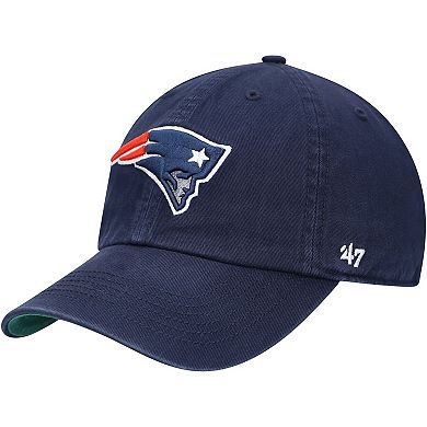 Men's '47 Navy New England Patriots Franchise Logo Fitted Hat