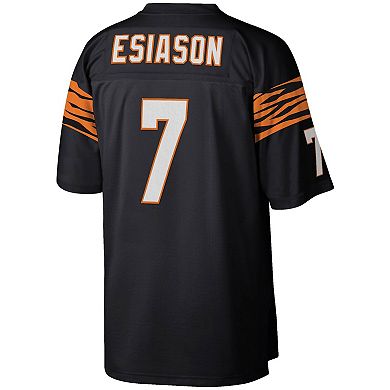 Men's Mitchell & Ness Boomer Esiason Black Cincinnati Bengals Legacy Replica Jersey