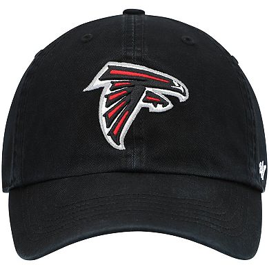 Men's '47 Black Atlanta Falcons Franchise Logo Fitted Hat