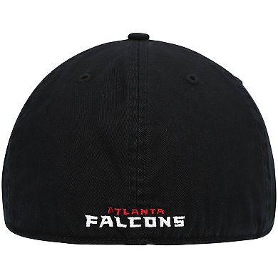 Men's '47 Black Atlanta Falcons Franchise Logo Fitted Hat