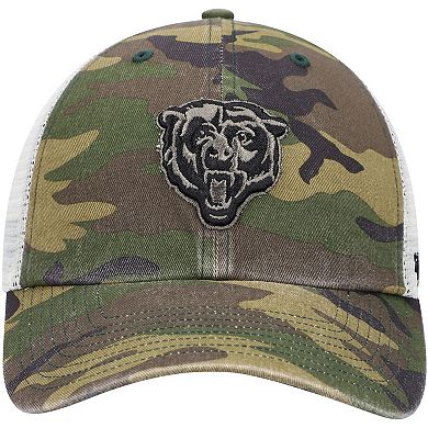 Men's '47 Camo Chicago Bears Branson Clean Up Trucker Hat