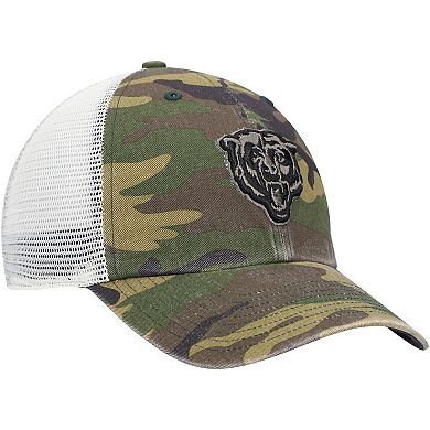 Men's '47 Camo Chicago Bears Branson Clean Up Trucker Hat