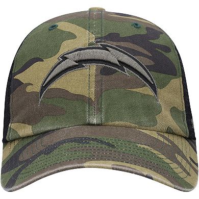 Men's '47 Camo Los Angeles Chargers Branson MVP Trucker Snapback Hat