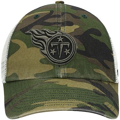 Men's '47 Camo Tennessee Titans Branson MVP Trucker Snapback Hat