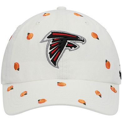 Women's '47 White Atlanta Falcons Confetti Clean Up Adjustable Hat