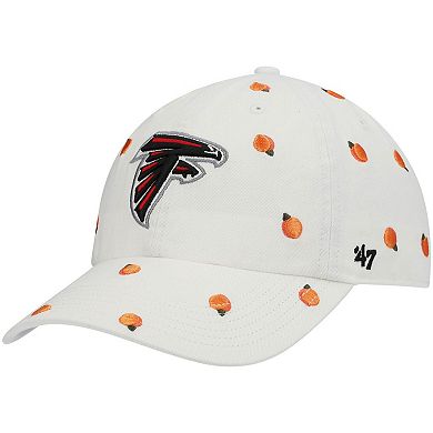 Women's '47 White Atlanta Falcons Confetti Clean Up Adjustable Hat