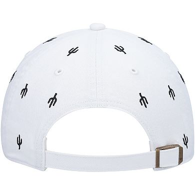 Women's '47 White Las Vegas Raiders Confetti Clean Up Adjustable Hat