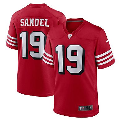 Men's Nike Deebo Samuel Scarlet San Francisco 49ers Alternate Player Game Jersey