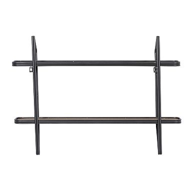 Stella & Eve Black Iron Industrial Wall Shelf