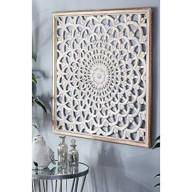 Stella & Eve Brown Pine Cut-Out Wall Decor