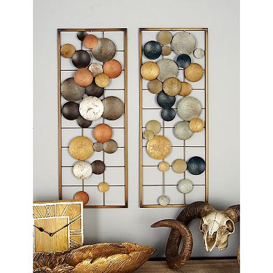 Stella & Eve Iron Disc Wall Decor 2-Piece Set