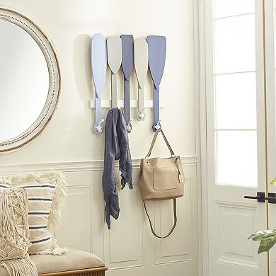 Stella & Eve Blue Wood Paddle Wall Hook