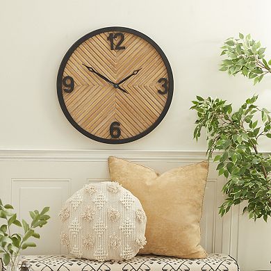 Stella & Eve Minimalist Wood Wall Clock