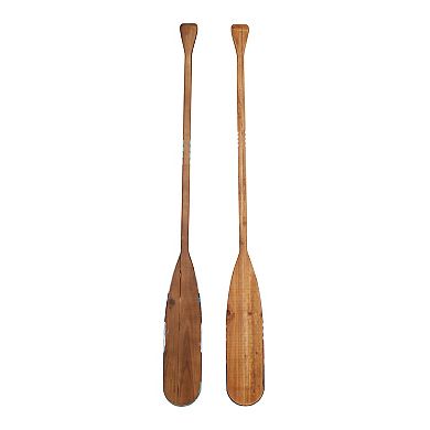 Stella & Eve Wooden Oar Decor 2-Piece Set