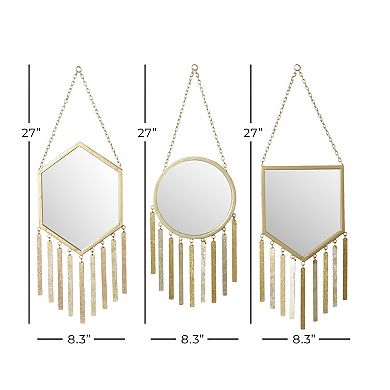 Stella & Eve Geometric Shape Wall Mirror 3-Piece Set