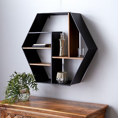 Stella & Eve Hexagon Wall Shelf