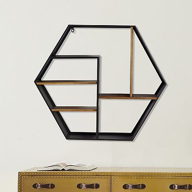 Stella & Eve Hexagon Wall Shelf