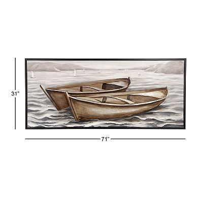 Stella & Eve Boat Framed Wall Art