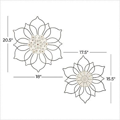 Stella & Eve Floral Wall Decor 2-piece Set