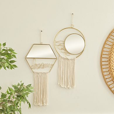 Stella & Eve Mirror Dream Love Wall Decor 2-piece Set