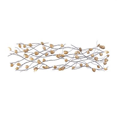 Stella & Eve Gold Finish Branches Wall Decor