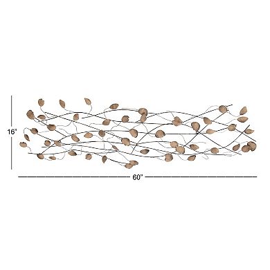 Stella & Eve Gold Finish Branches Wall Decor