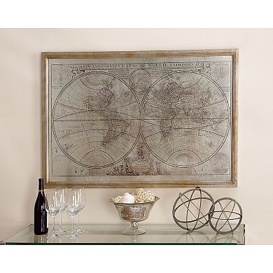 Stella & Eve Vintage-Inspired Map Framed Wall Art