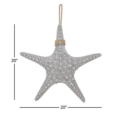 Stella & Eve Artificial Detailed Starfish Wall Decor