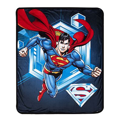 Superman To the Rescue Silk Touch Sherpa Throw