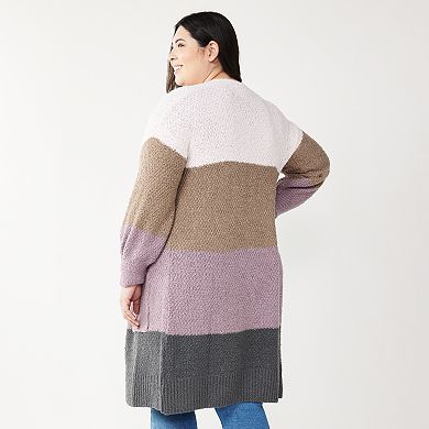 Juniors' SO® Colorblock Cardigan