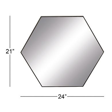 CosmoLiving by Cosmopolitan Hexagon Wall Mirror