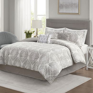 Madison Park Madison Park Maxwell 6-Piece Comforter Set with Shams with Coordinating Pillows