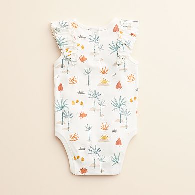 Baby Girl Little Co. by Lauren Conrad Organic Ruffle Bodysuit