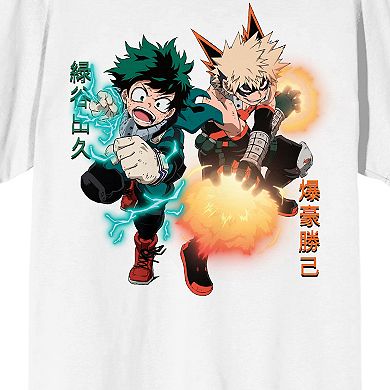 Men's My Hero Academia Deku & Bakugo Tee