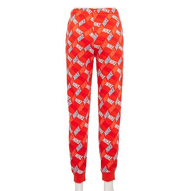 Women's Nike Sportswear Essentials Printed Fleece Midrise Pants