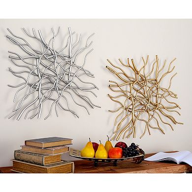 Stella & Eve Wavy Lines Wall Decor 2-piece Set