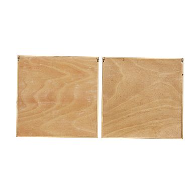 Stella & Eve Wood Wall Decor 2-piece Set