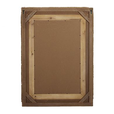 Stella & Eve Brown Wood Wall Mirror