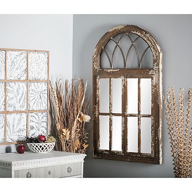 Stella & Eve Brown Glass Wall Mirror